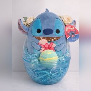 DONE-FOR-YOU Easter Basket – Disney Stitch Squishmallow Gift Bundle 🐣💙